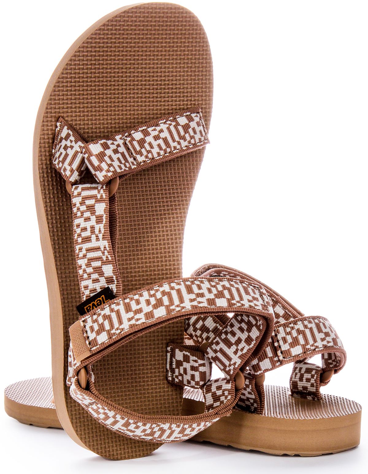 Teva Original vegane Damen-Sandale Universal Rückenriemen beige braun US 5 – 10 - Bild 5 von 19