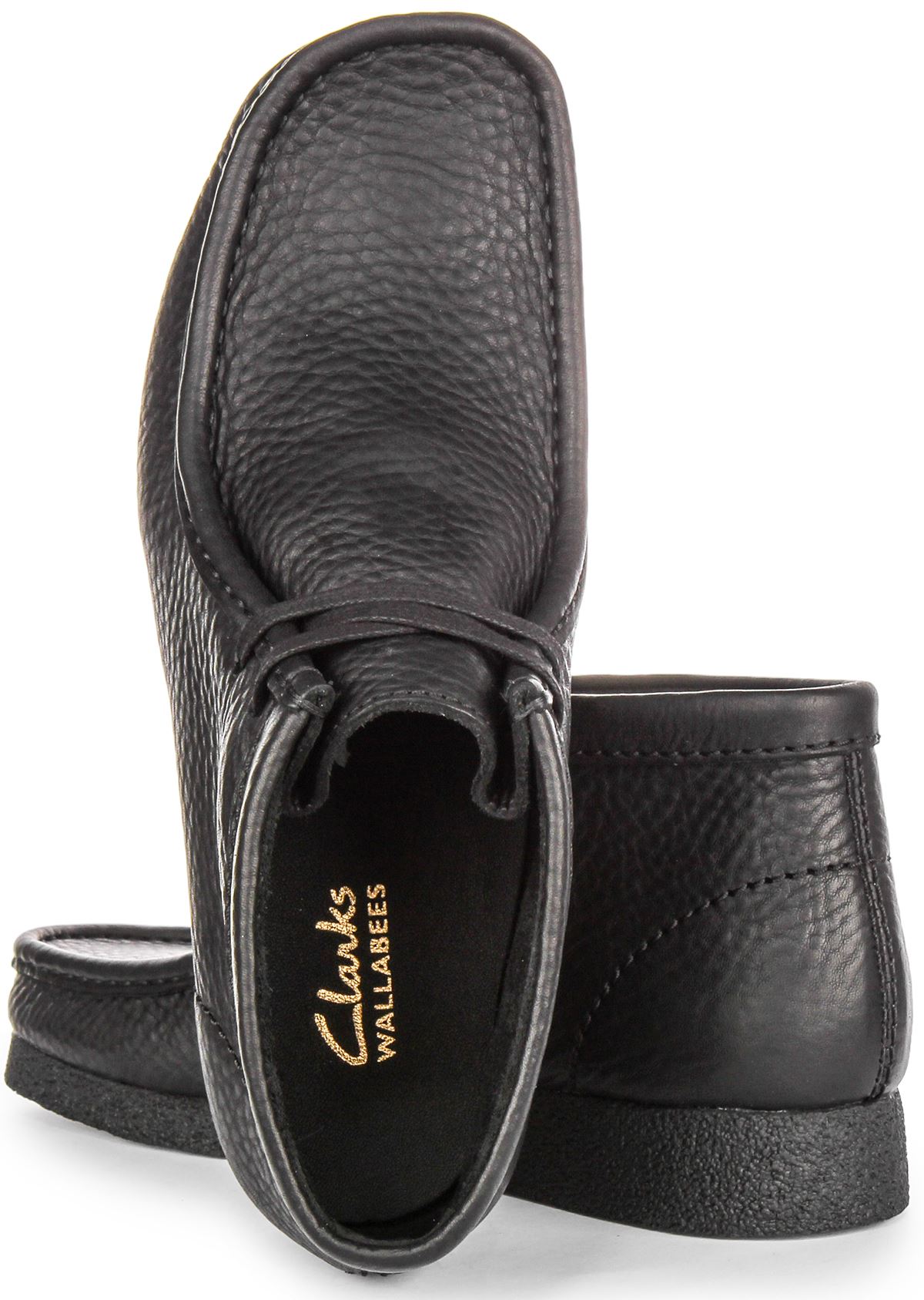 Clarks Wallabee Evo Leather Crepe Sole Chukka Mens Casual Shoes