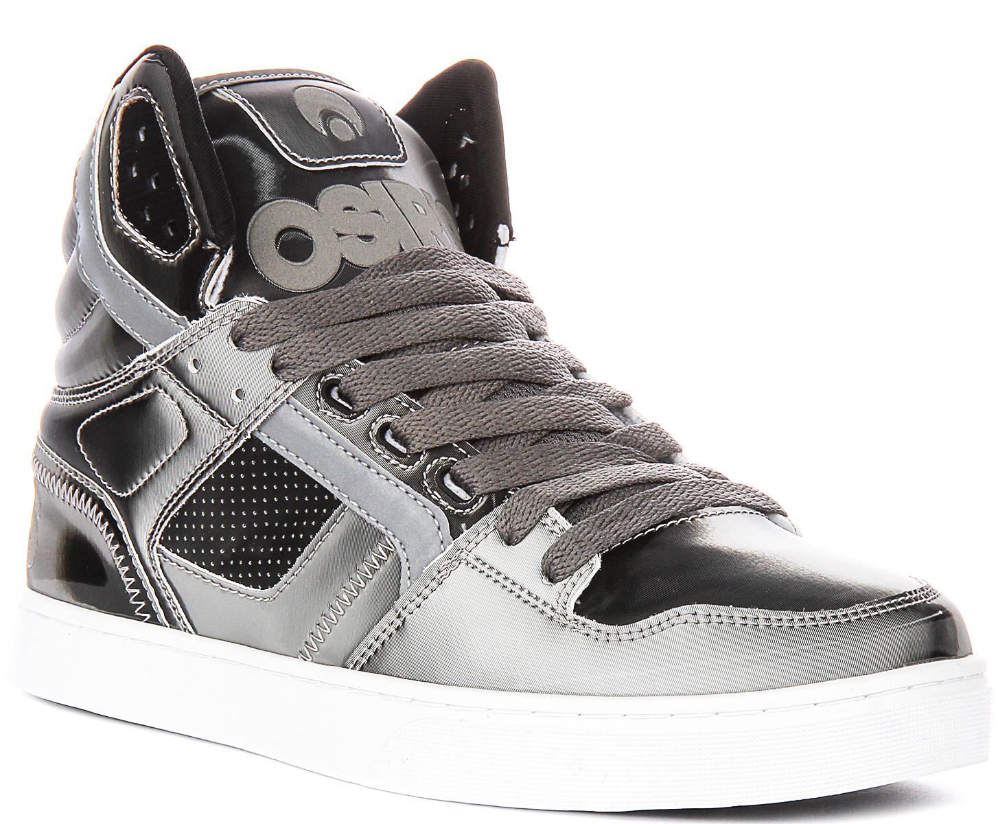 Osiris Clone geformte Eva Vulkan Sohle Schnrschuhe Herren Sneaker in Silber UK 6 - 11 19890₽