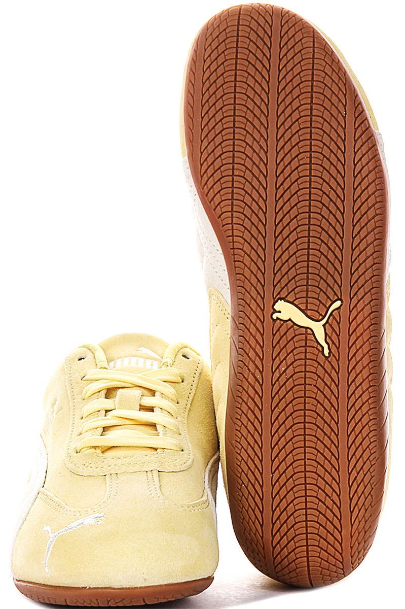 Puma Speedcat Og Racetrack Ins Street Low Womens Trainer Yellow UK 3 - 8