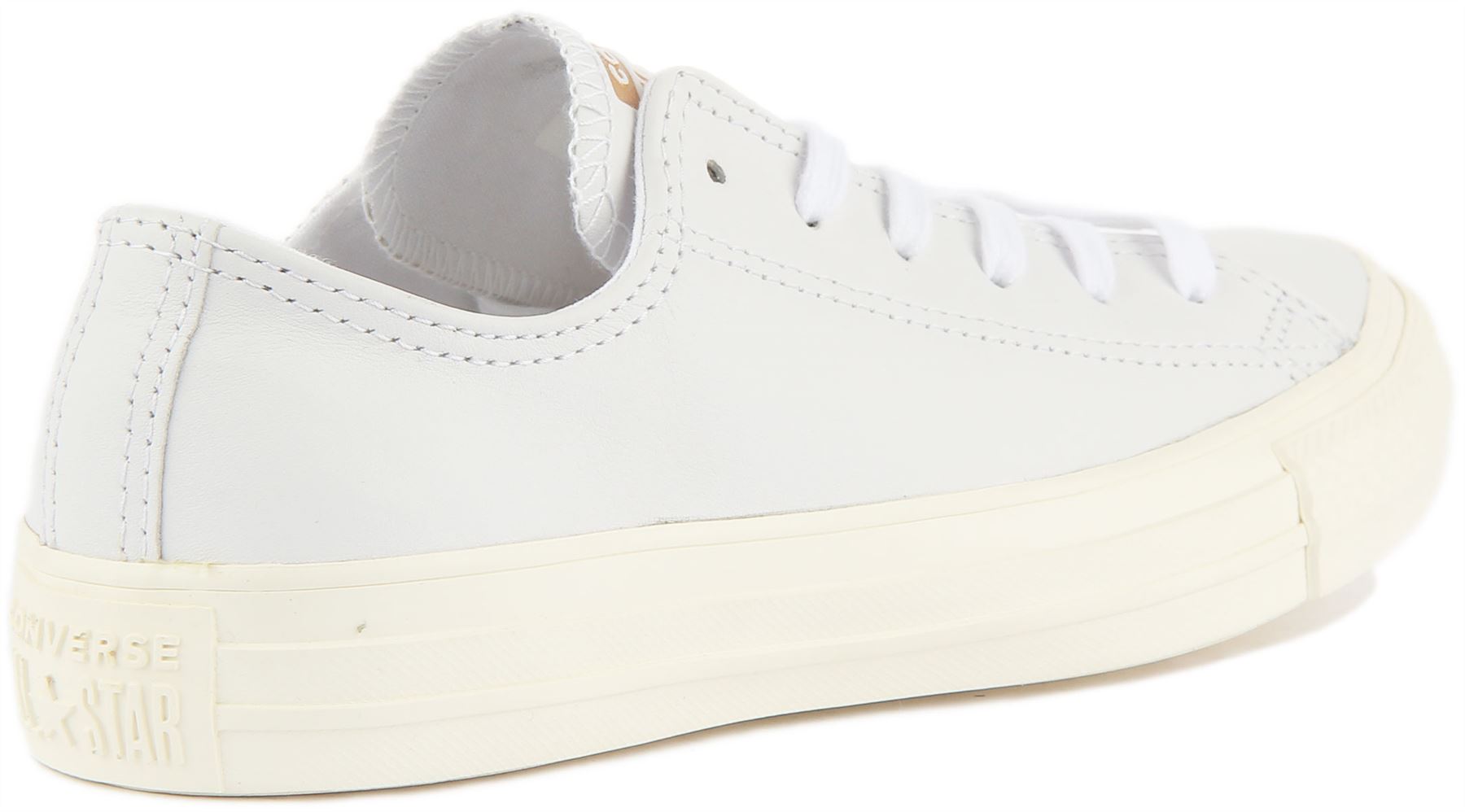 Converse All Star 165620C Chuck Taylor Lace Up Trainers In White Size UK 3  - 12 | eBay