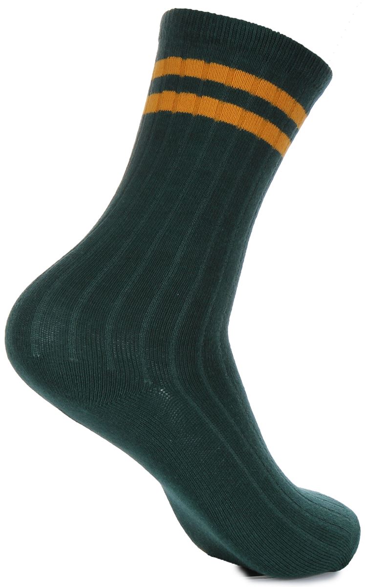 Justinreess England gestreifte Baumwollsocken für Herren Socken in grün 2er-Packungen - Bild 7 von 16