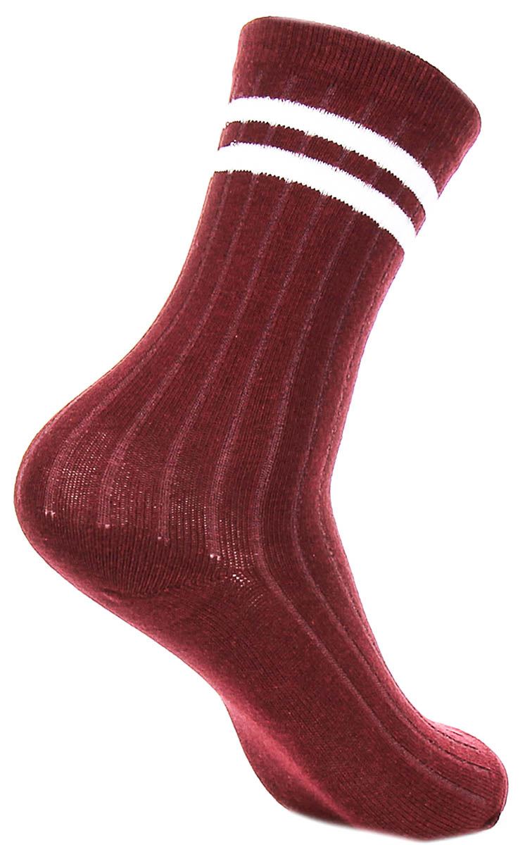 Justinreess England 2P Stripe Cotton Wear Womens Socks In White Black One Size - Picture 13 of 37