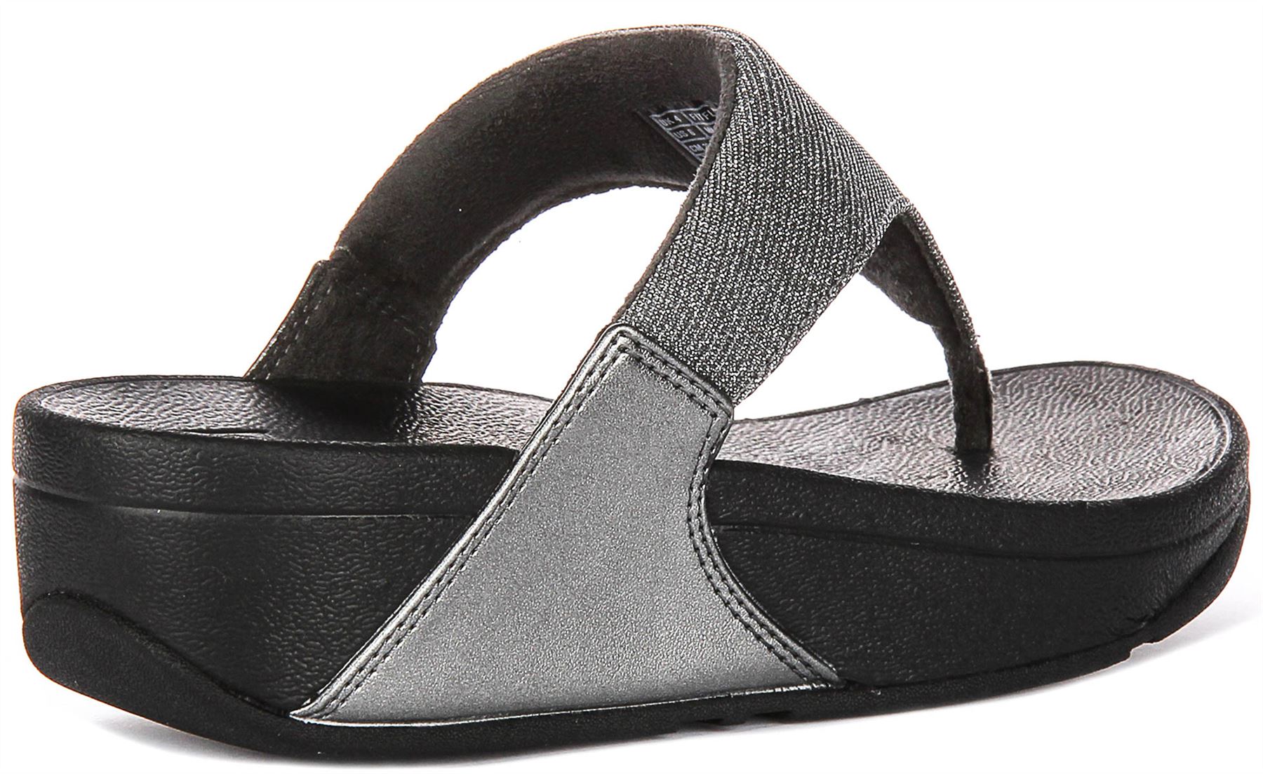 Sandalia Para Mujer Fitflop Lulu Shimmerlux En Pewter UK 3 - 8 - Imagen 22 de 25