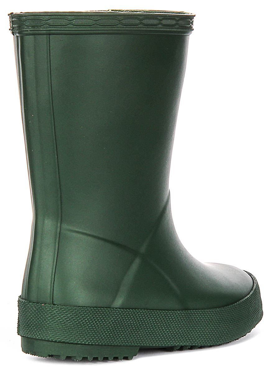 Hunter Kids First Gummistiefel Handarbeit Jungen Stiefel grün UK 1 - 13 - Bild 10 von 25