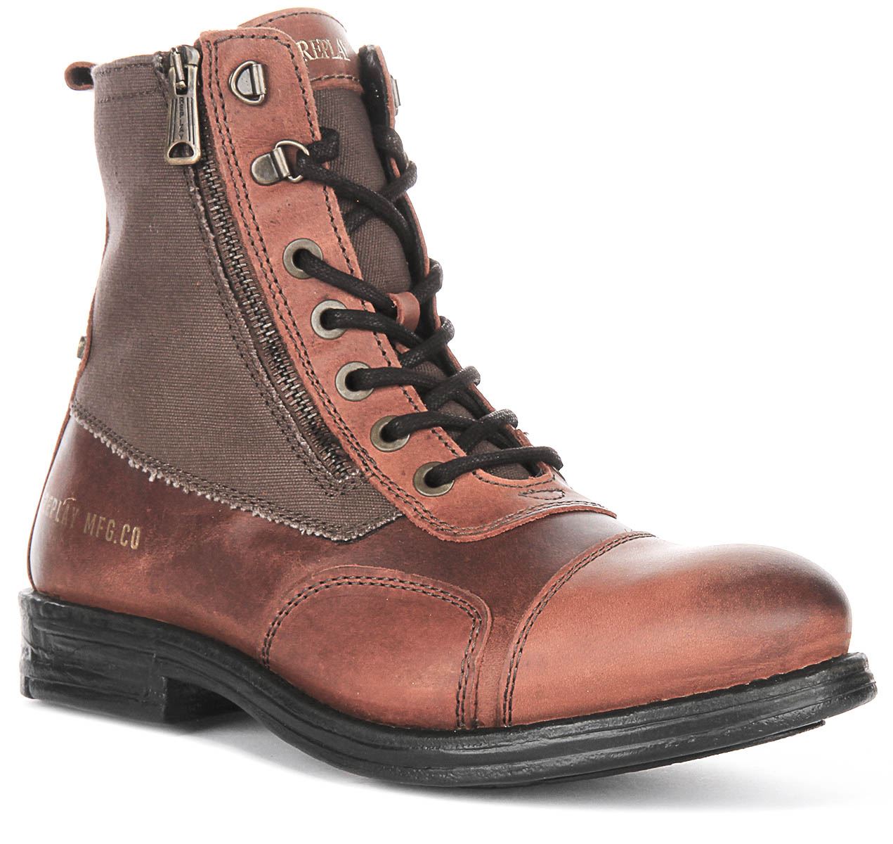 Replay Pack Brown Suede Lace Up Military Utility Combat Mid Boots MACV-2 - Mid Top - Coyote – GORUCK main image 3