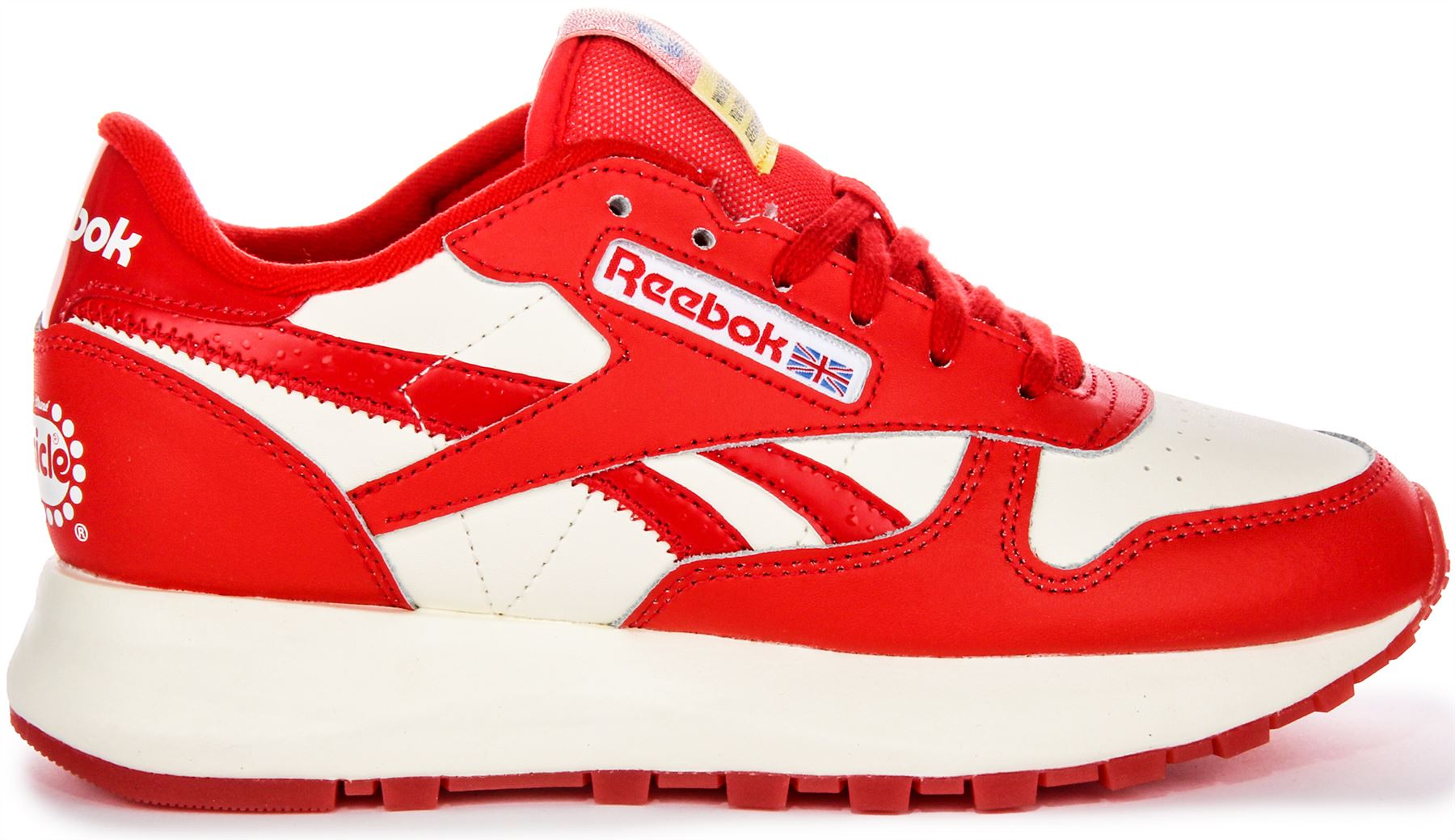 Reebok Cl Leather Sp Womens Sneakers In White Red Size US 11