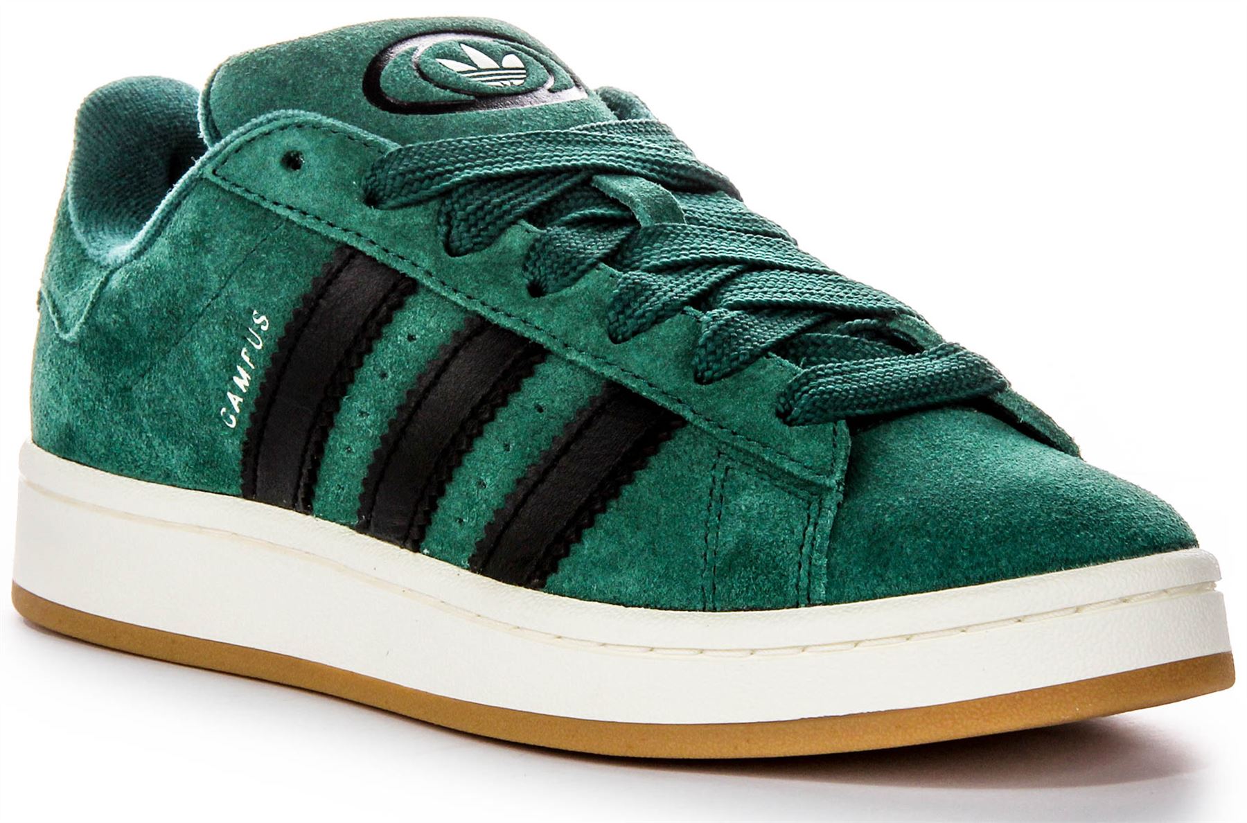 adidas gazelle silver green womens Aged Thicc Laces