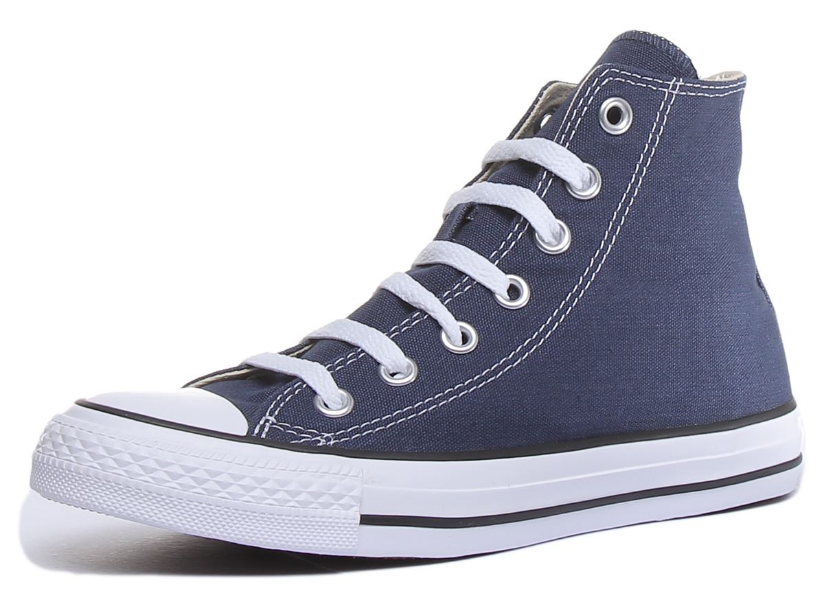 Converse All Star Hi All Star Hi Core Canvas 3-7 In Navy White