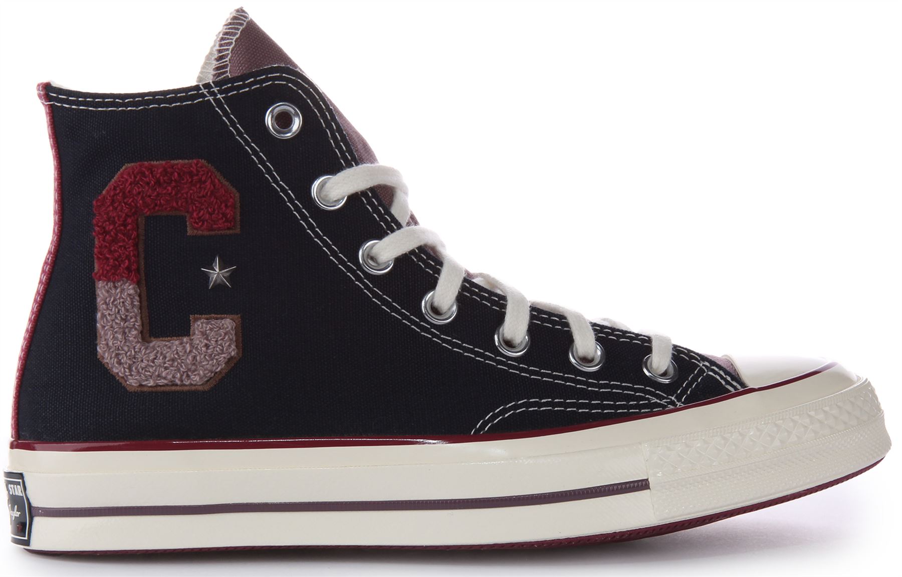 Converse A07980C Chuck 70 Hi Varsity Letter C Unisex Trainer Navy Red US 7- 
