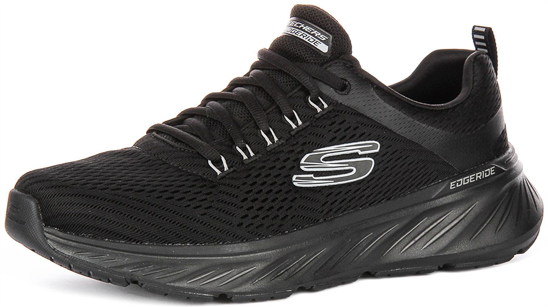Zapatillas de deporte para hombre en negro Edgeride Conten Lace Up Eco de Skechers EU 41-46