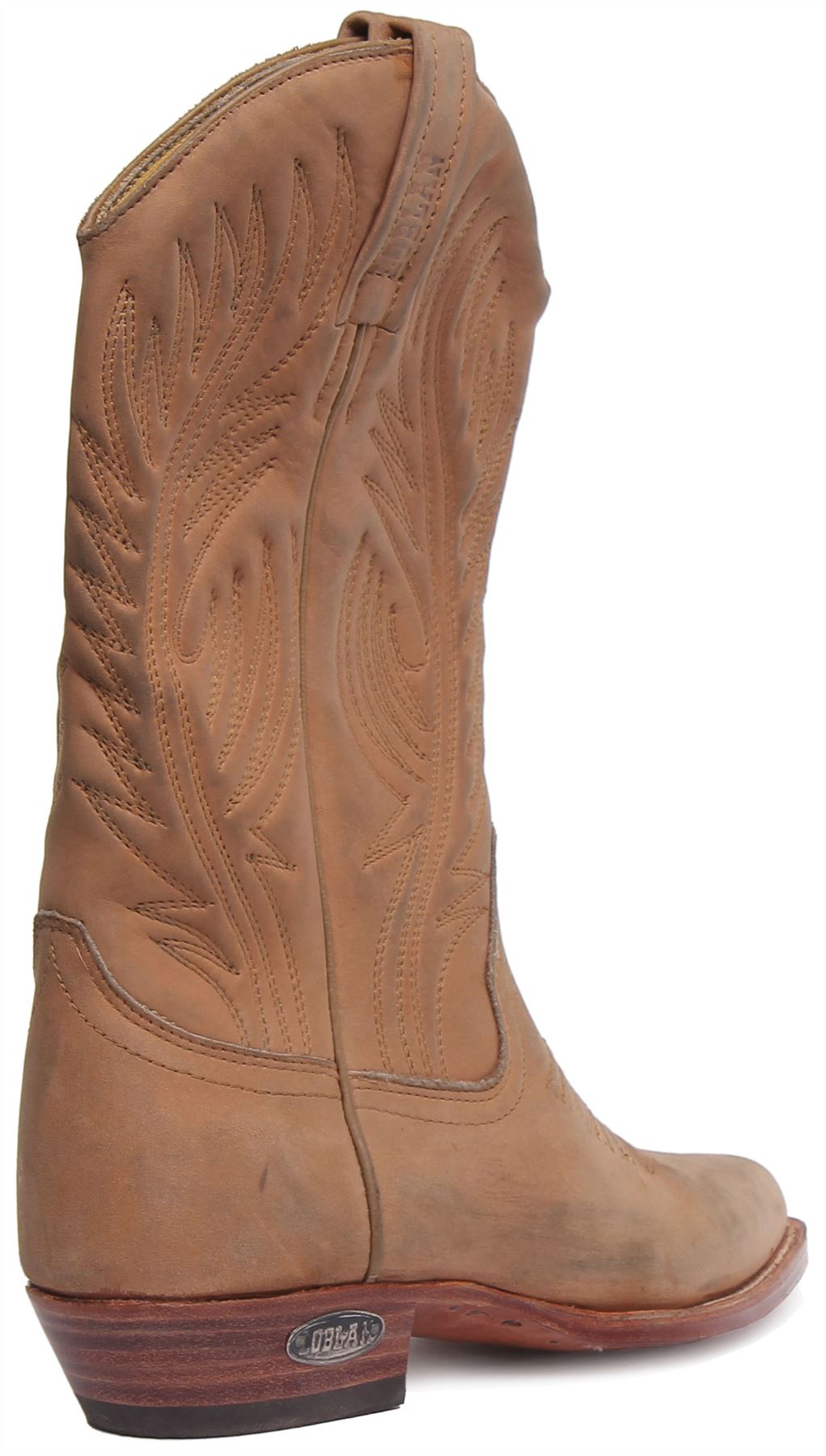 Loblan 194C Long Cowboy Boot In Black Shiny Size UK 36- 46 - Picture 20 of 29