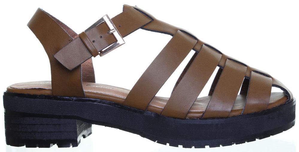 Hilary ausgeschnittener Damen-Gladiatorschuh in schwarz Größe UK 3 - 8 - Bild 11 von 15