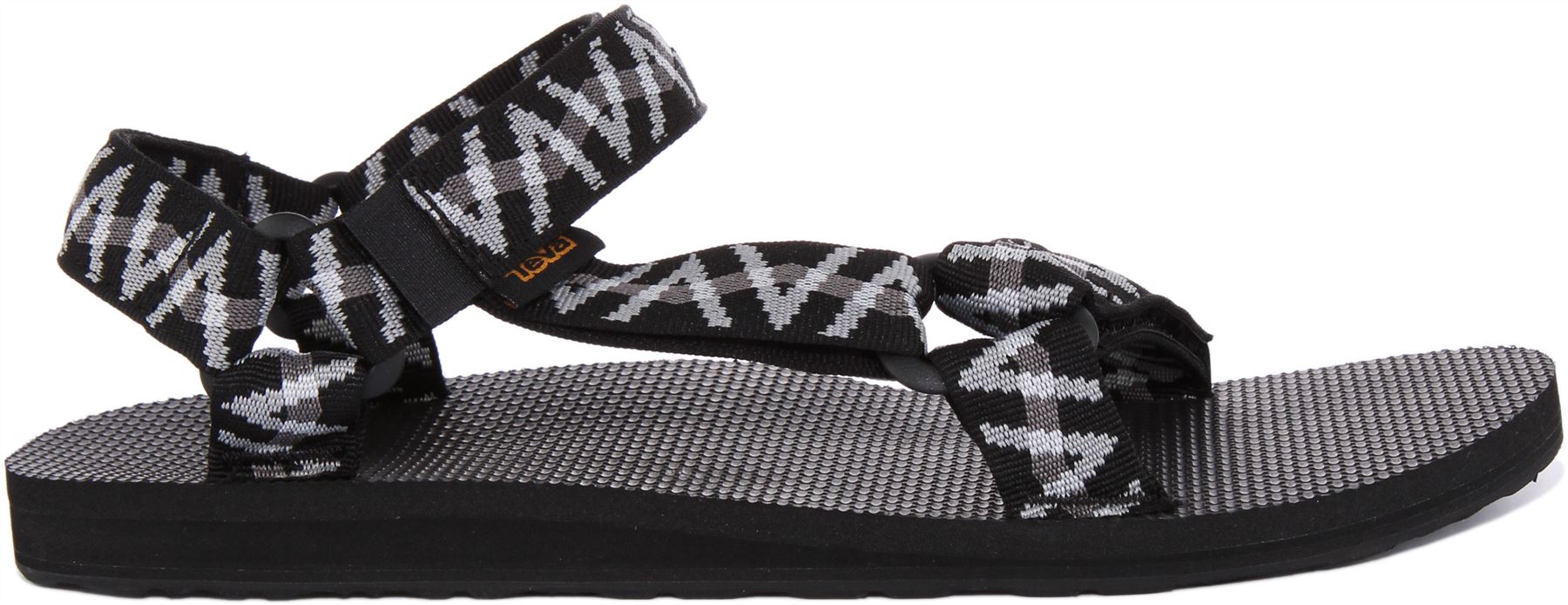 Teva Original Universal Mens Strappy Sandals In Black Grey  display picture 1
