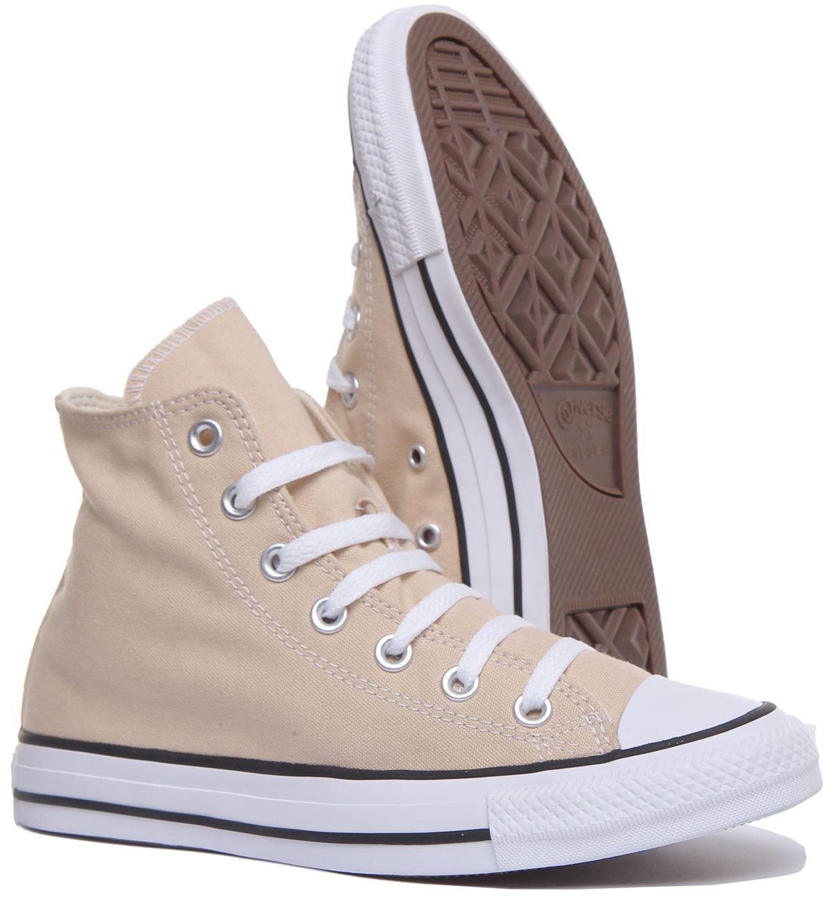 Converse 168575C Ct As Hi Lace Up Trainer In Beige Size UK 7 - 12 | eBay