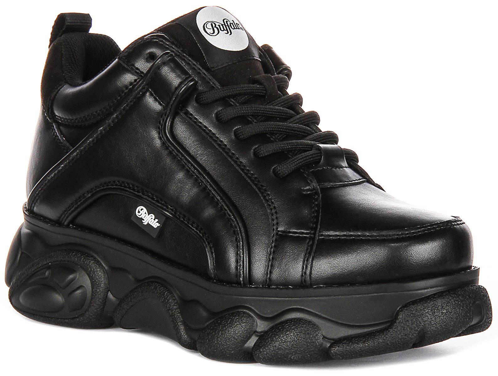 Buffalo Cld Corin veganer Damen-Schnrsneaker in Schwarz UK 6 10 22090₽