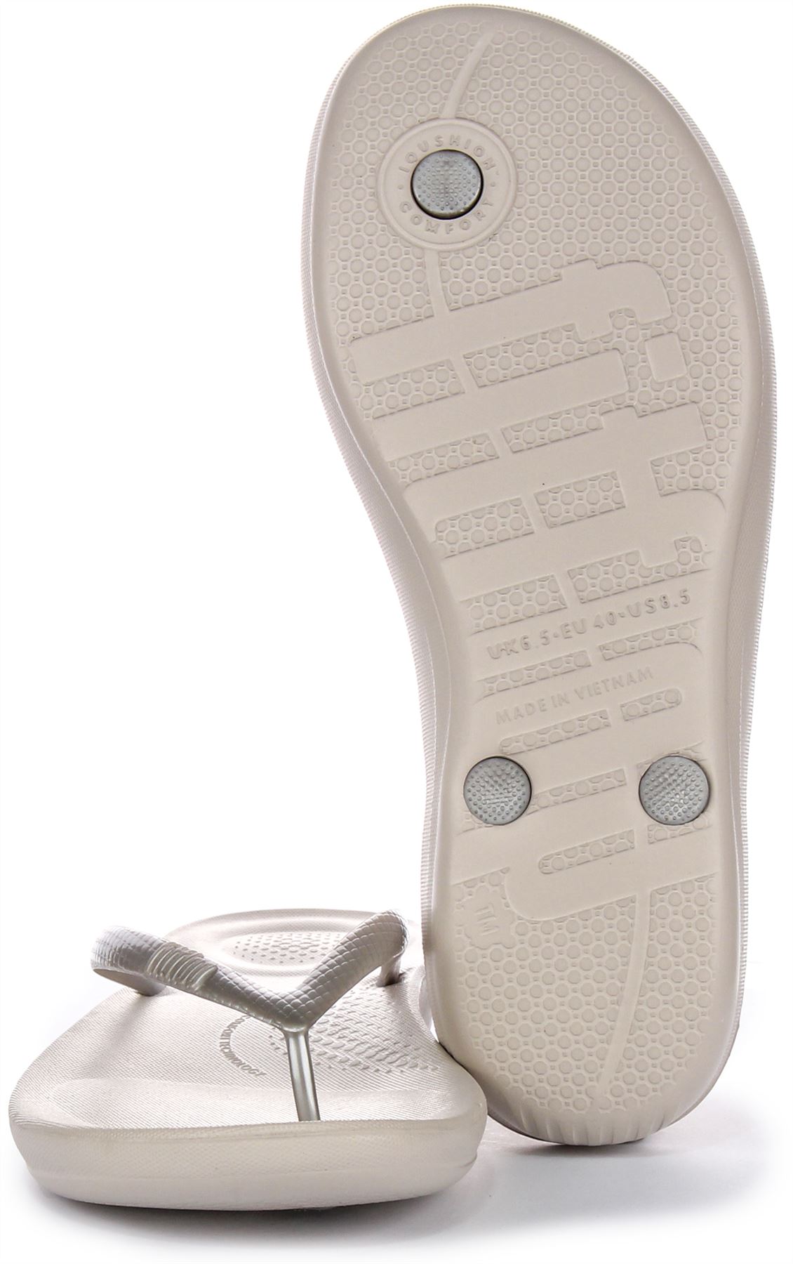 Sandalia Fitflop Iqushion ergonómica de espuma de aire de alto rebote para mujer bronce Reino Unido 5-11 - Imagen 30 de 37