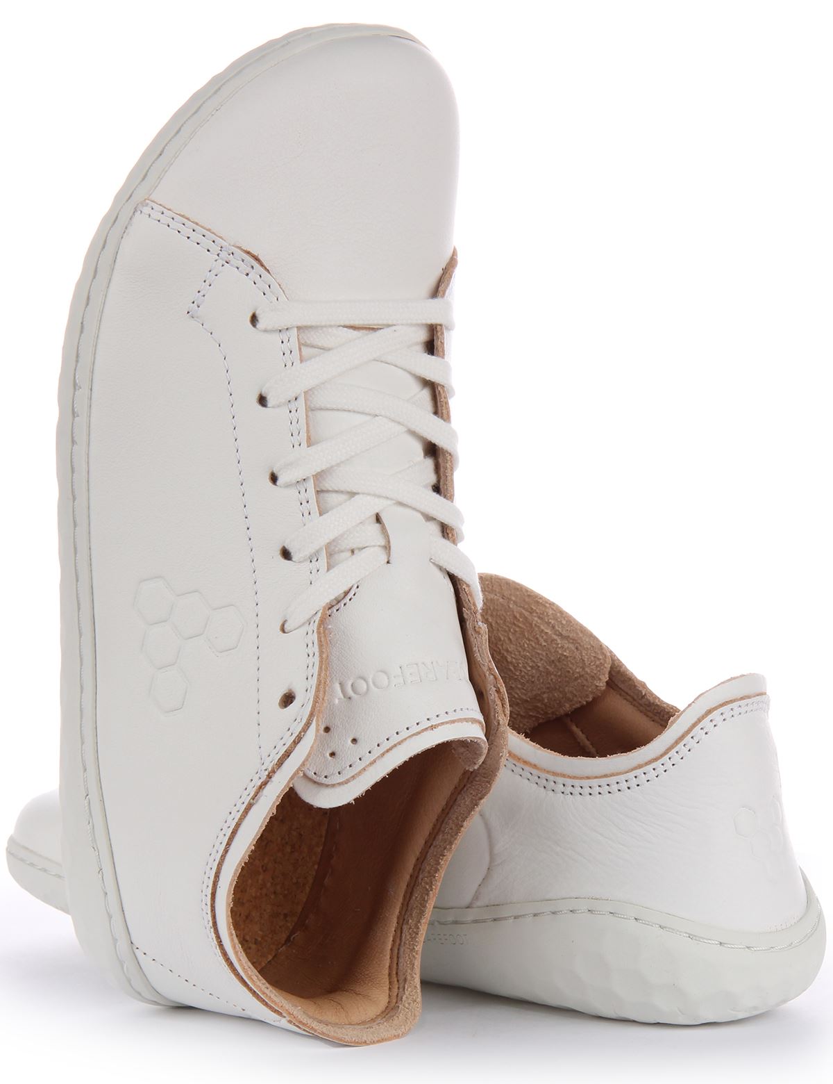 Vivobarefoot Geo Court III Puncture Resistant Shoe White Womens US 6- 11 - Picture 11 of 13