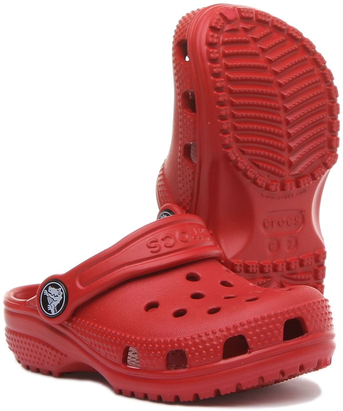 Sandalia Crocs Clásica Niños/Juniors Correa Trasera en Varios Colores Talla UK 1-13 - Imagen 36 de 49