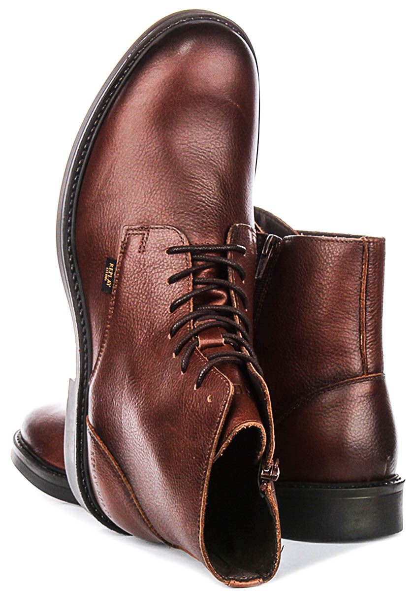 Replay Meilen City Ortholite Schnrer Robust Herren Stiefel IN Brown UK 6 - 10 37890₽