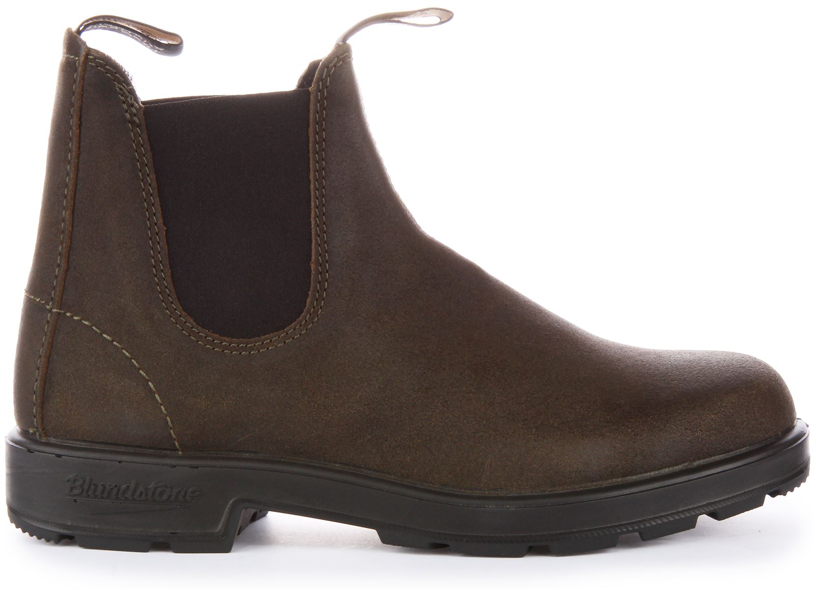 Blundstone 1615 Heritage Waxed Suede Water Repellence Boot Olive UK 3 - 8