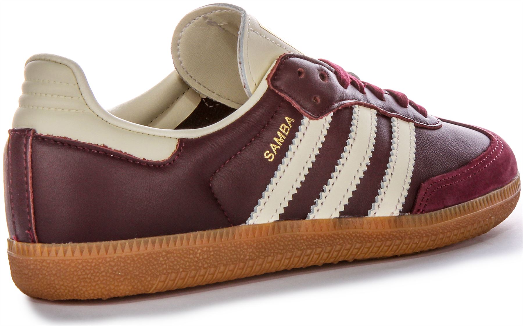 Adidas Samba Og Lace Up Retro Unisex Sneaker Maroon US 5 - 14 | eBay