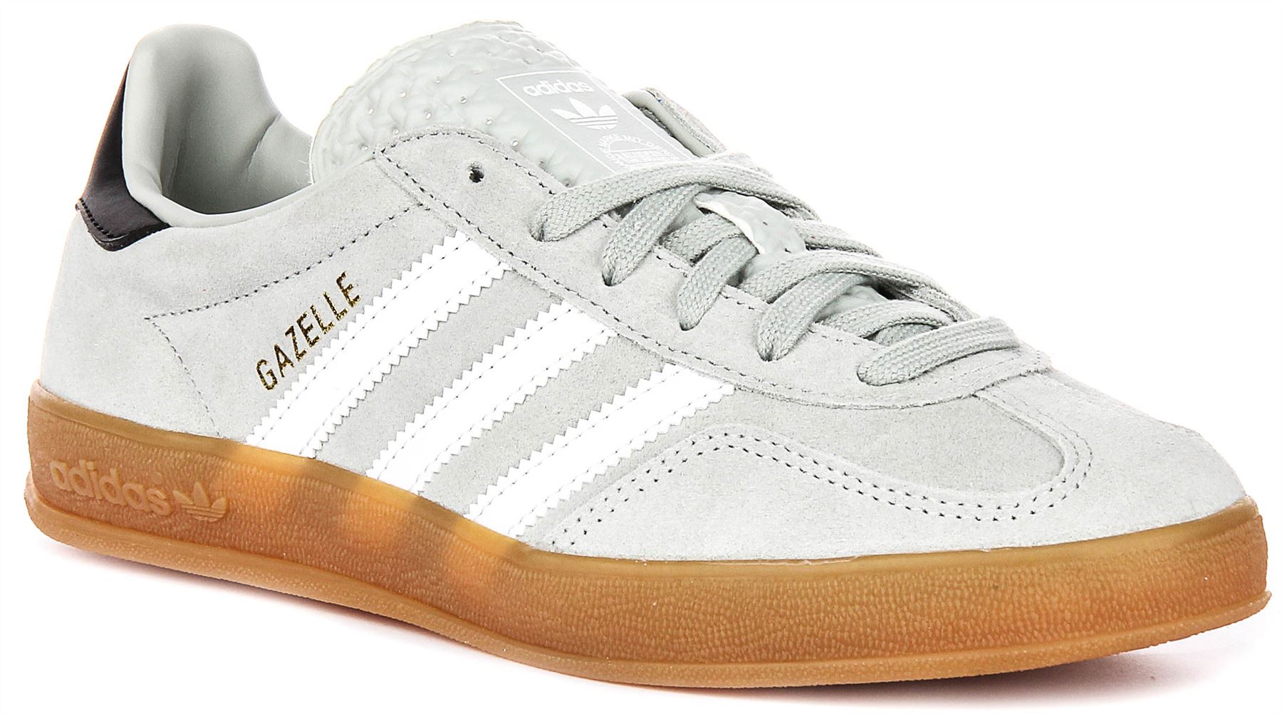 adidas gazelle silver green womens adidas Originals Gazelle Bold Junior main image 0