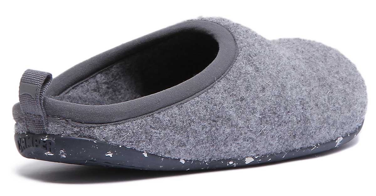 Camper Wabi Felt Tweed Bosforo Slip On Womens Trainer Slippers In Grey US 6 - 12 - Picture 10 of 13