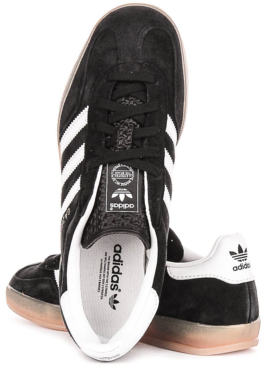 adidas gazelle silver green womens Adidas Gazelle Indoor Core Black Crew White Gum IH9679  Sneaker Junkies