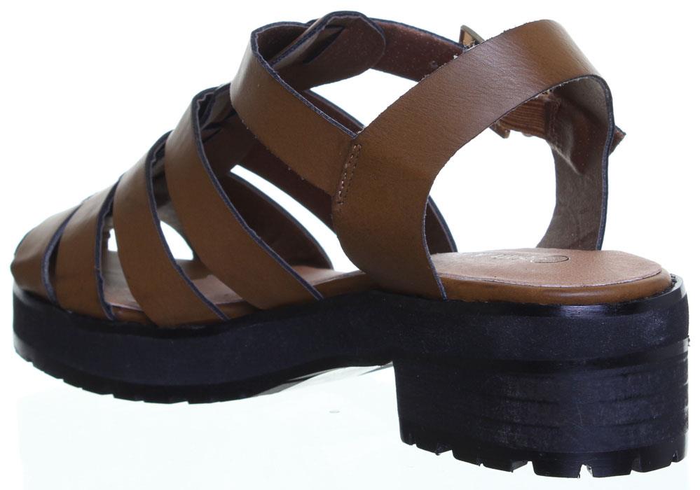 Hilary ausgeschnittener Damen-Gladiatorschuh in schwarz Größe UK 3 - 8 - Bild 13 von 15