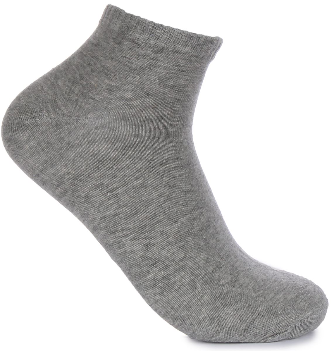Justinreess England Low Cut Cotton Socks For Men Socks In Grey 2 Packs