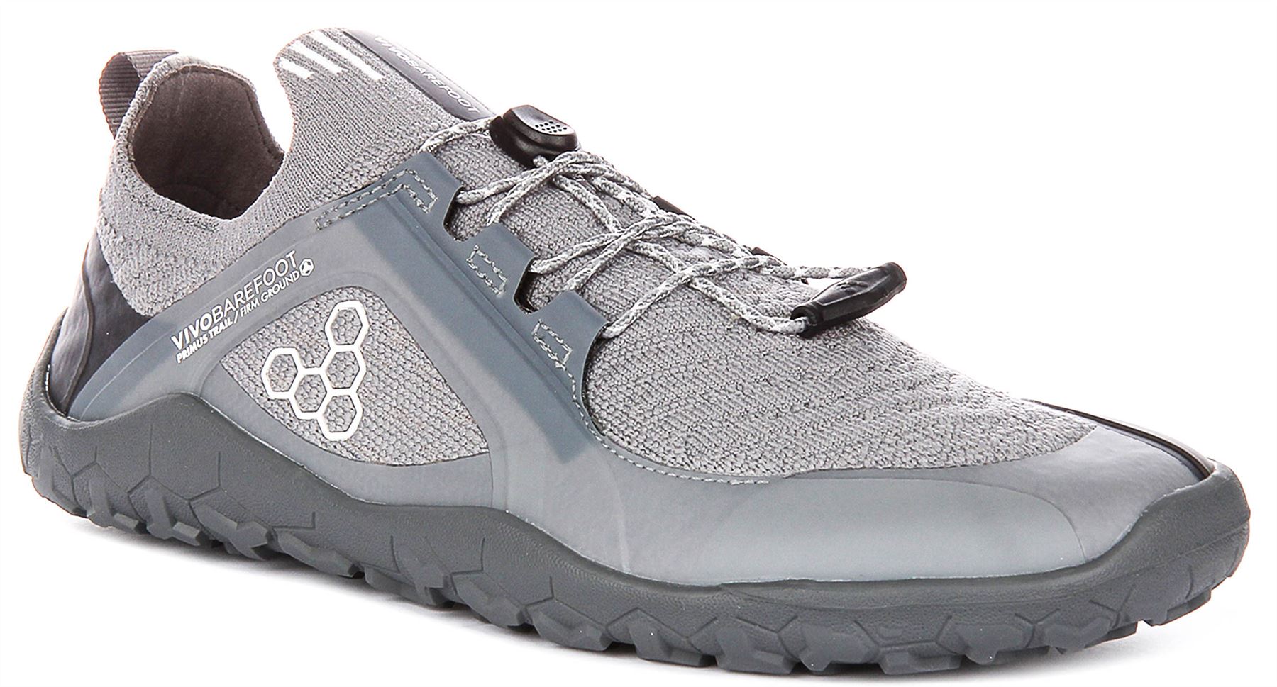 Vivobarefoot Primus Trail Knit FG Papaya Damen Sneaker Grau UK 3   8