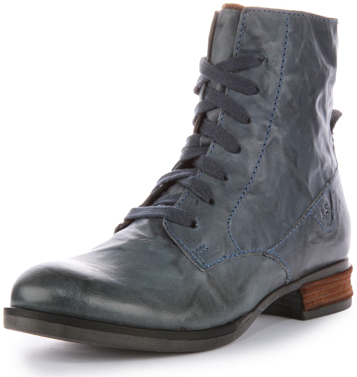 Josef Seibel Sanja 01 Womens Lace Up Leather Ankle Boots In Olive Size UK 3 - 8 - Picture 19 of 19