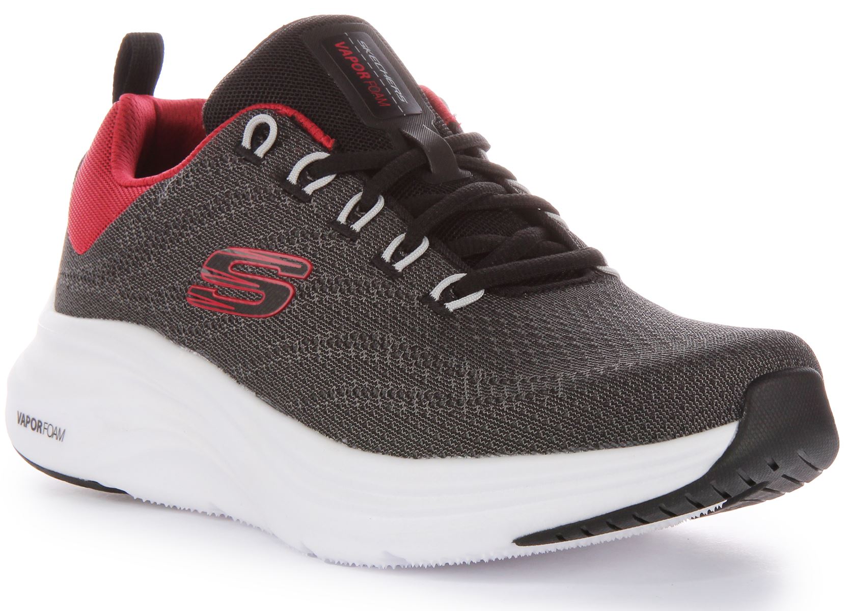 Zapatillas de deporte para hombre Skechers Vapor Foam en negro rojo EU 41-46