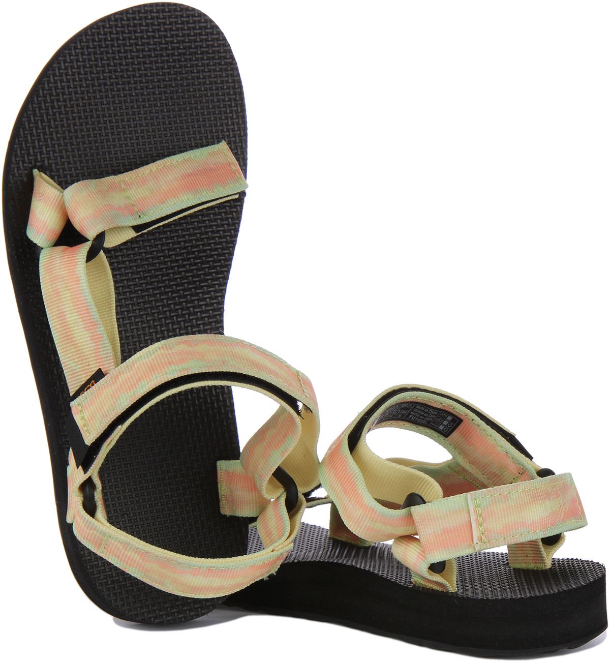 Teva Orig Strappy Back Tye Dye Vegan Womens Sandal Multi Colour UK 3 - 8 - Picture 23 of 37