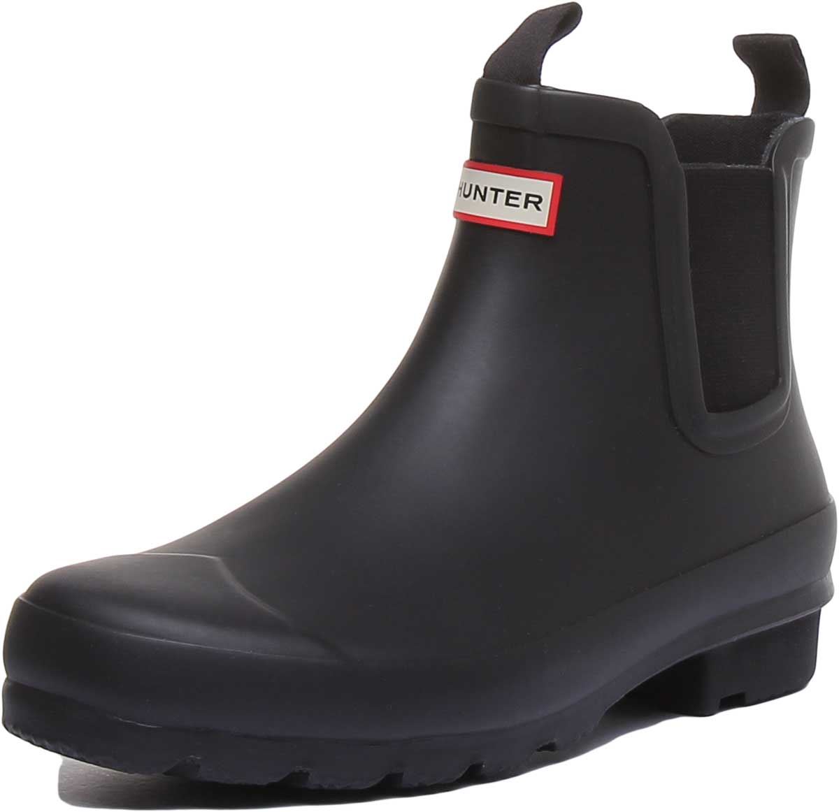 Hunter Original Chelsea Junior Welly Chelsea Unisex Boots In Black Size UK 1- 13 - Picture 12 of 12