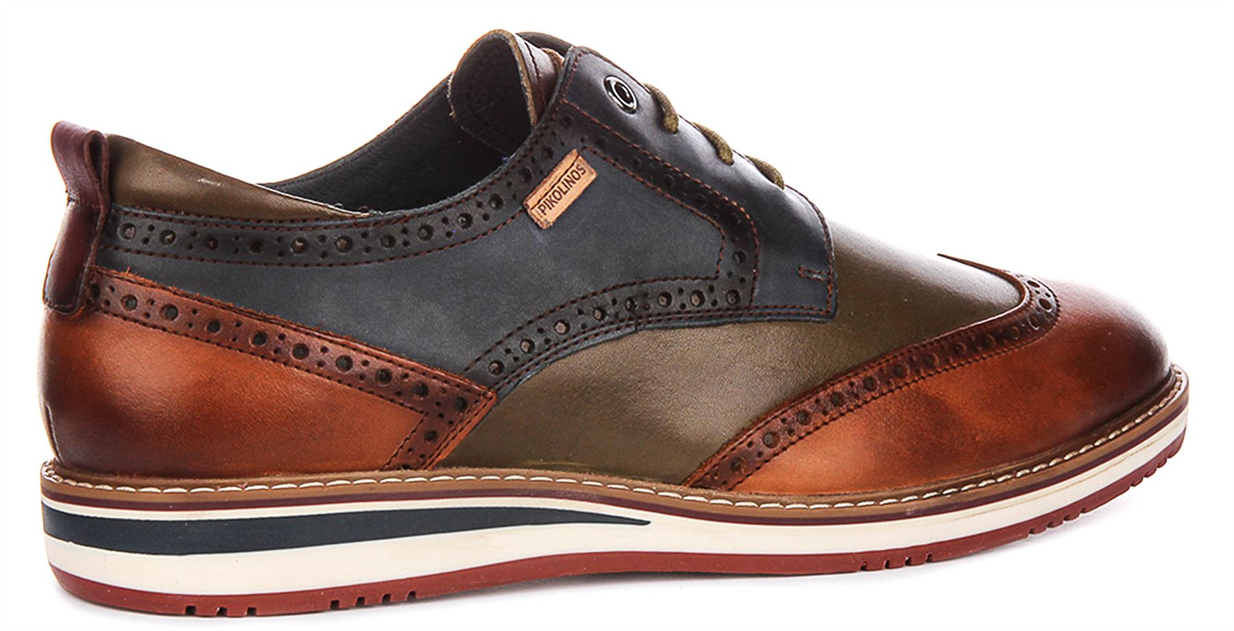 PIKOLINOS Taupe Lace-Up Derby Shoes Pikolinos Men main image 4