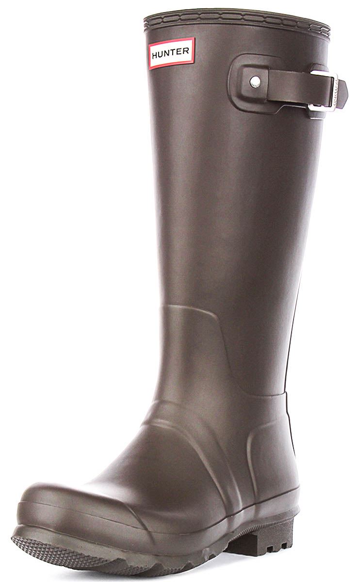 Hunter Men Hunter Original Tall Pull On Mens Boot In  Chocolate Brown UK 7 - 12