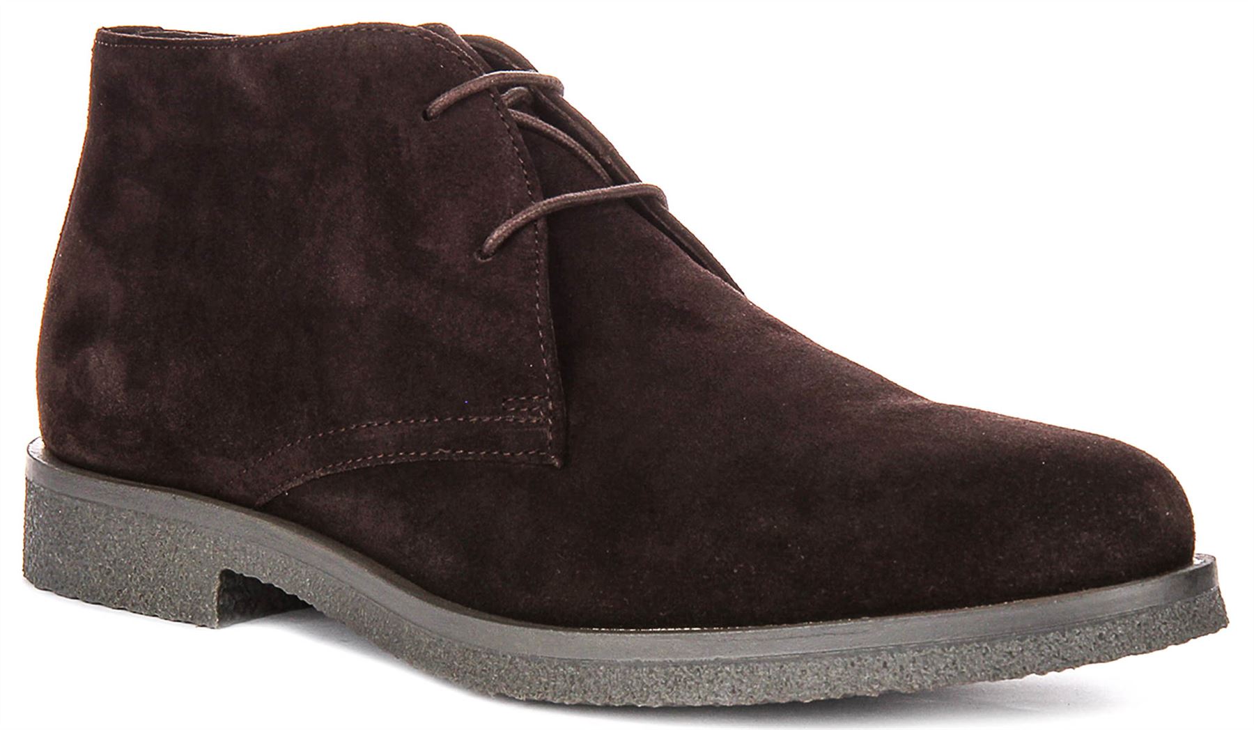 Geox U Claudio A Timeless Mid Cut Desert Mens Boot Coffee US 