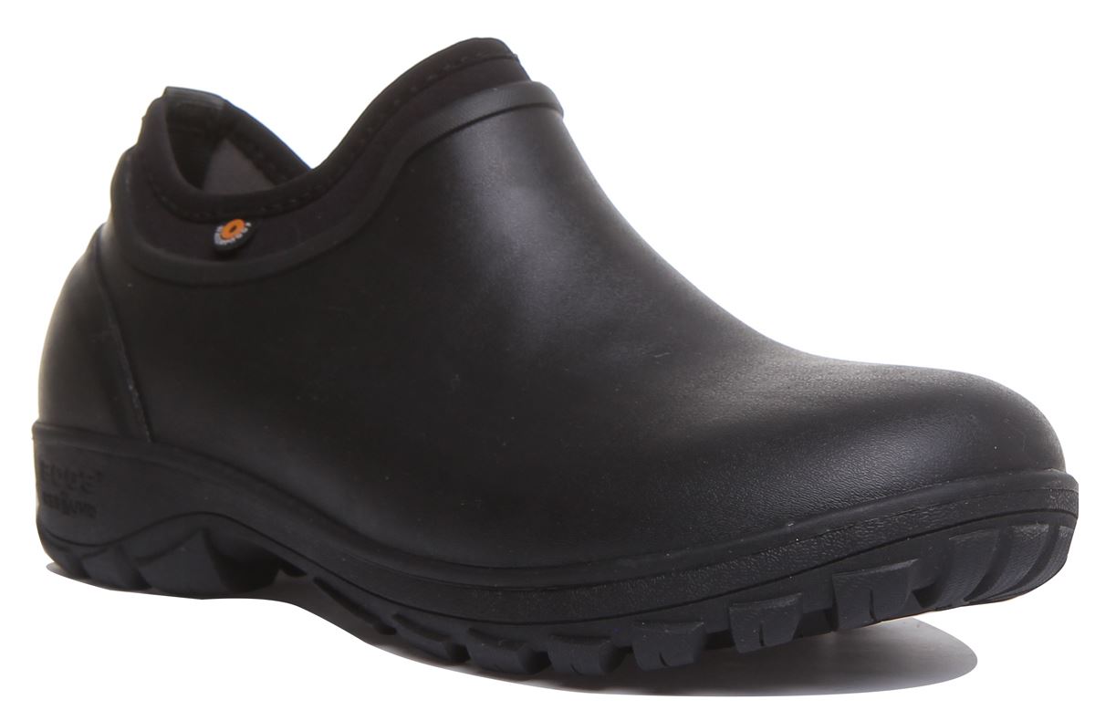 Bogs Sauvie Slip On Welly Mens Boots In Black UK 12 UK