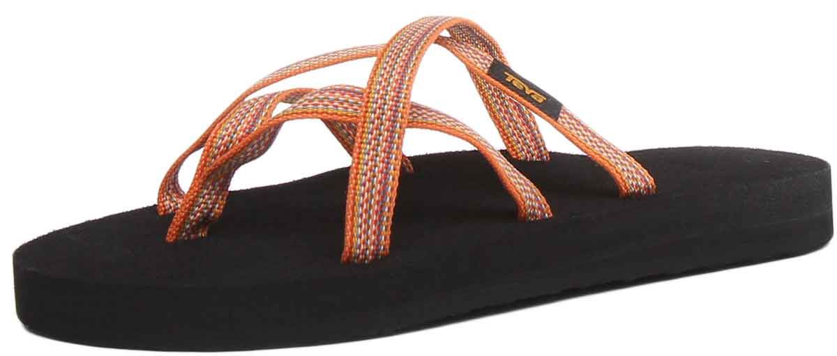 Teva Olowahu Womens Strappy Flip Flop Sandals In Orange Size US 5 - 10 - Picture 26 of 32