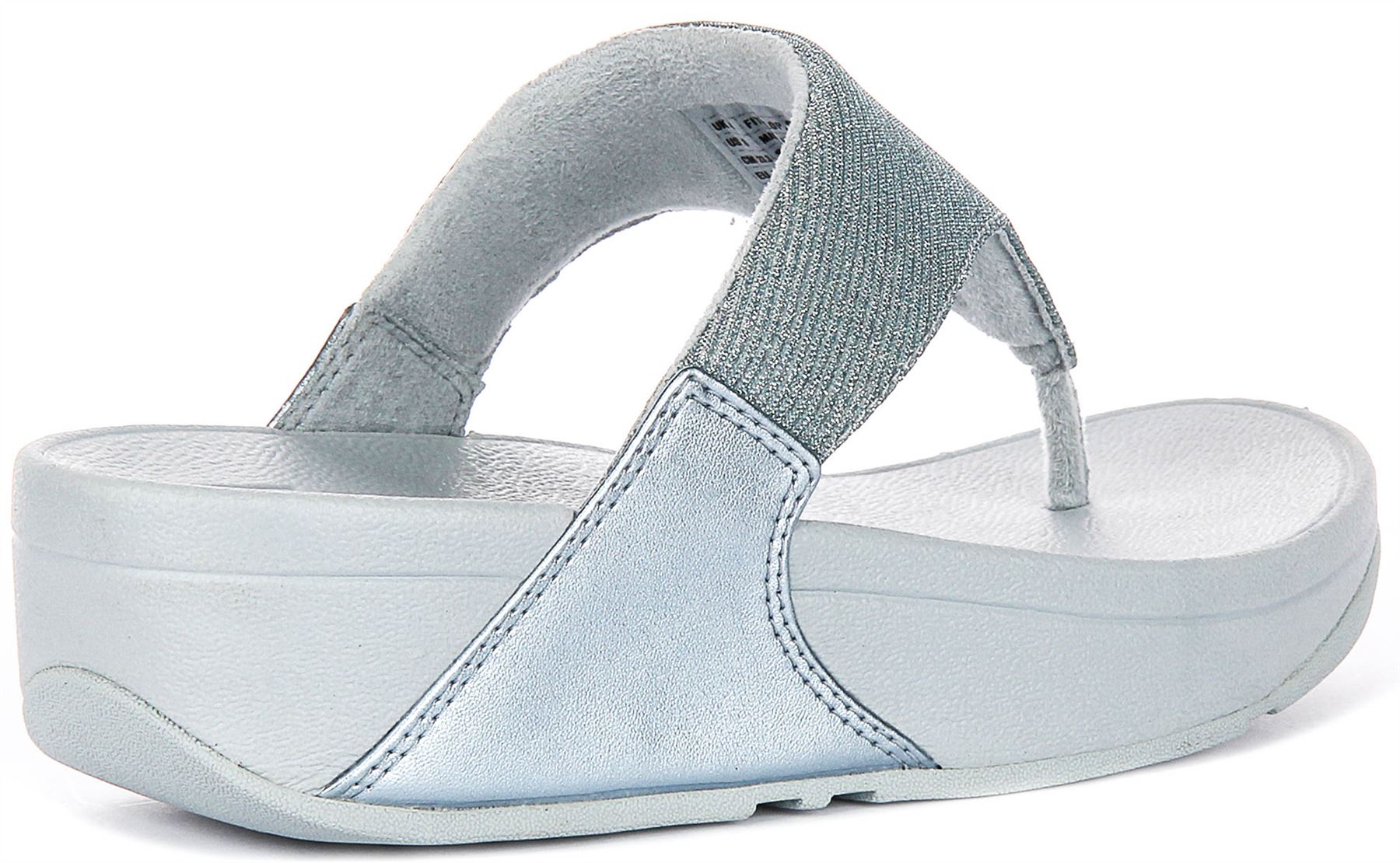 Sandalia Para Mujer Fitflop Lulu Shimmerlux En Pewter UK 3 - 8 - Imagen 16 de 25
