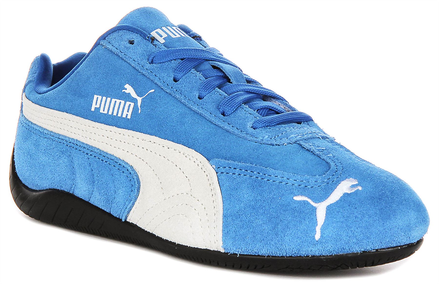 Puma Speedcat Og Racetrack Low Top Womens Sneakers In Blue White Puma Speedcat Og Racetrack Low Top Womens Sneakers In Blue White