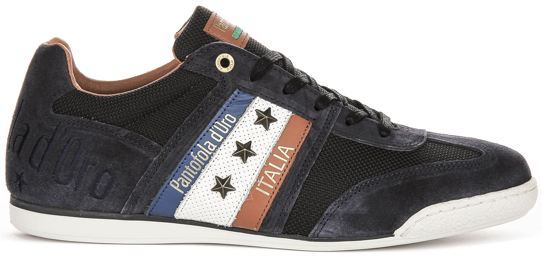 PANTOFOLA D’ORO Pantofola D'Oro Imola N Stars Scarpe da Ginnastica Ispirazione Retrò Blu Navy Uomo Taglia 6 12