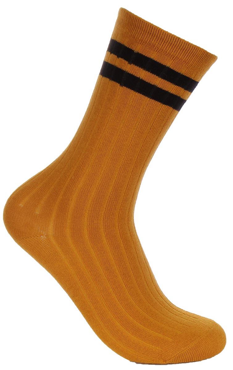 Justinreess England gestreifte Baumwollsocken für Herren Socken in grün 2er-Packungen - Bild 15 von 16