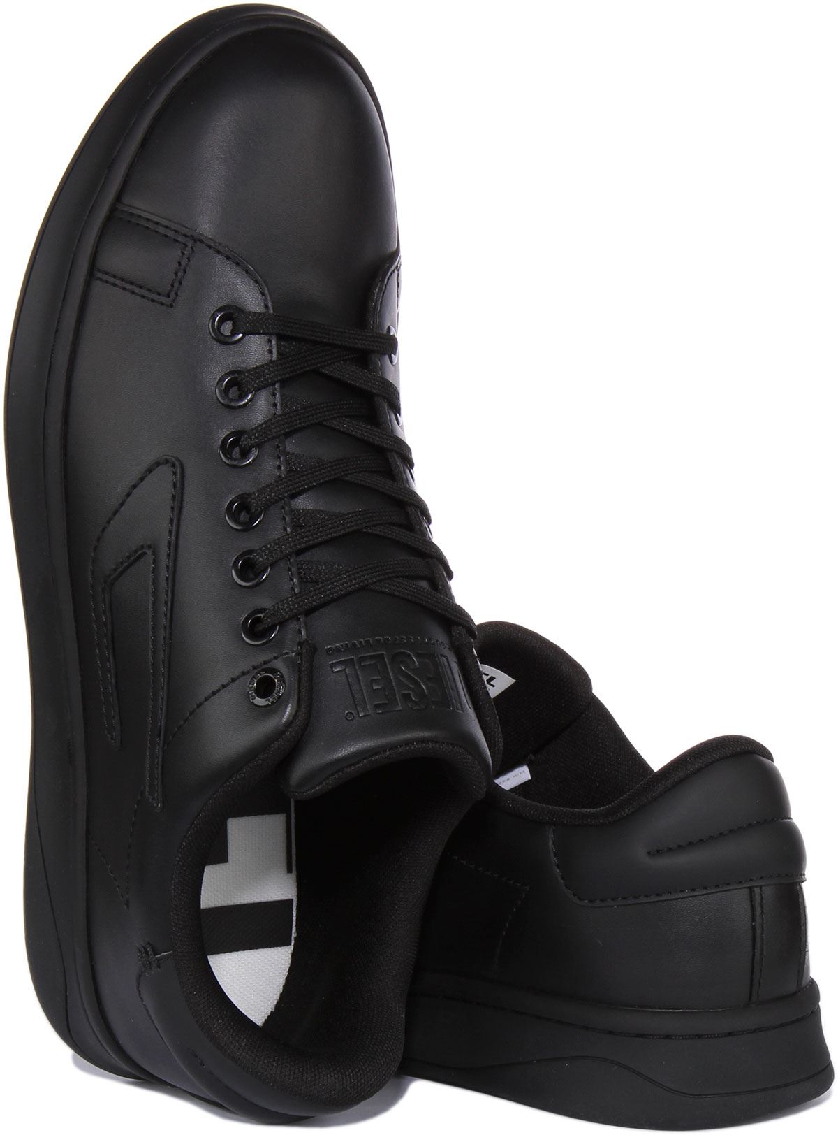 Diesel S-athene Low White/Black (Y02869P4423 H9232