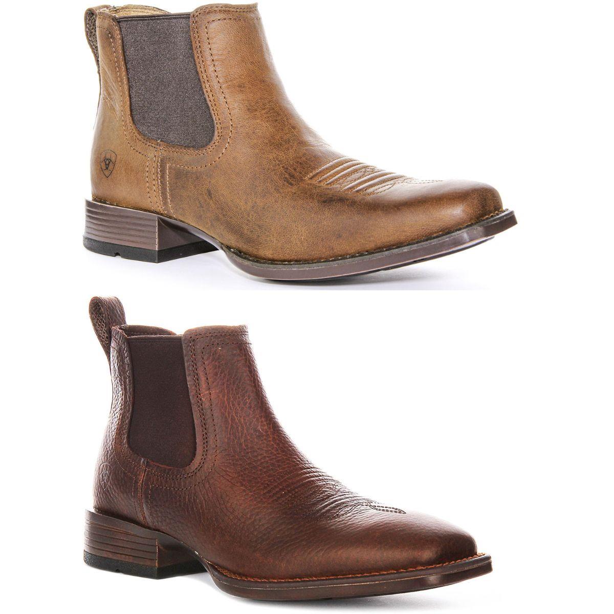 ariat midtown rambler Chelsea Ankle boot Men\'s Size US 10.5 D Brown Square Toe Ariat® Men main image 3