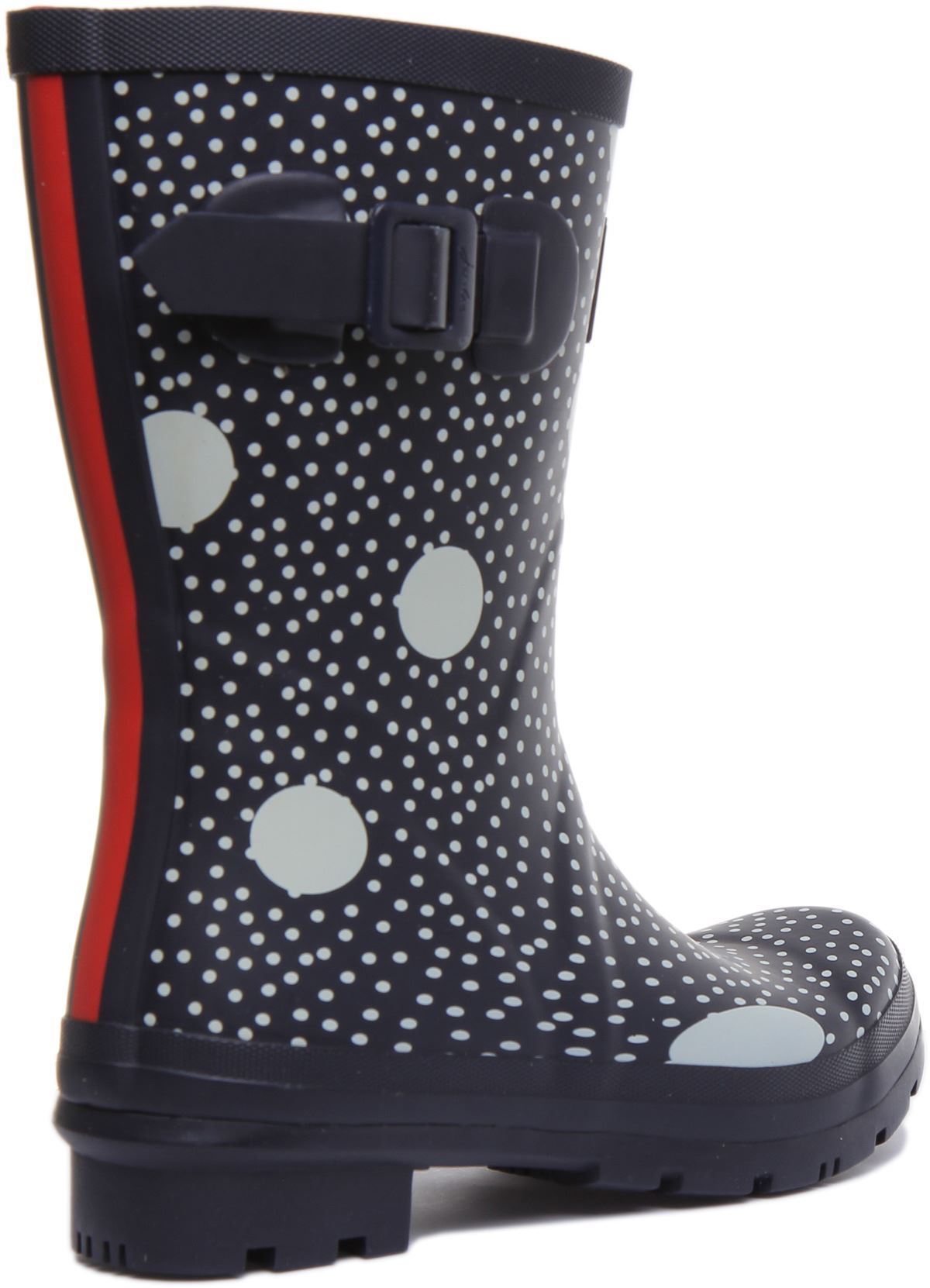 Joules Molly Welly Womens Rubber Mid Calf Boot In Navy Size UK 3-8 Joules Molly Welly Womens Rubber Mid Calf Boot In Navy Size UK 3-8