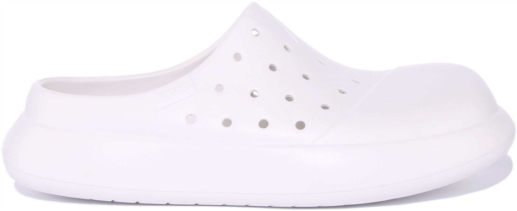 Toms Clog Mallow Eco Slip On Rubber Espadrille Unisex Sandals White UK 3- 12 - Picture 15 of 19