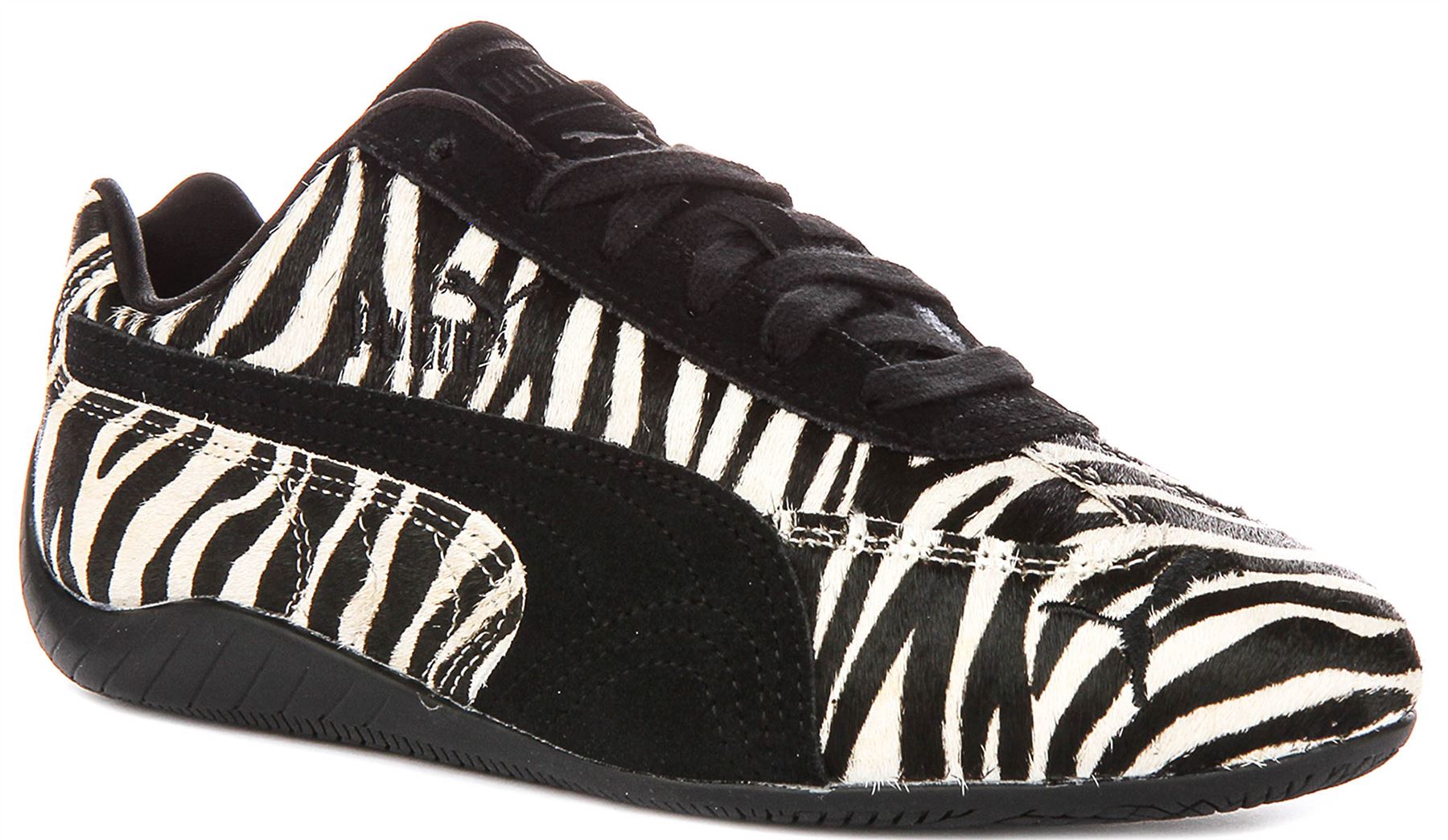 Puma Speedcat Racetrack Street Low Womens Sneakers In Zebra US 4 – 13